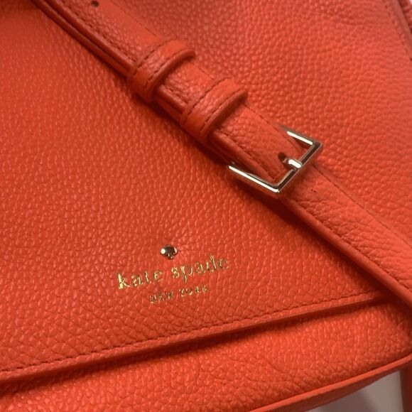 Kate Spade Orchard Street pebbled leather coral crossbody bag - Picture 12 of 12